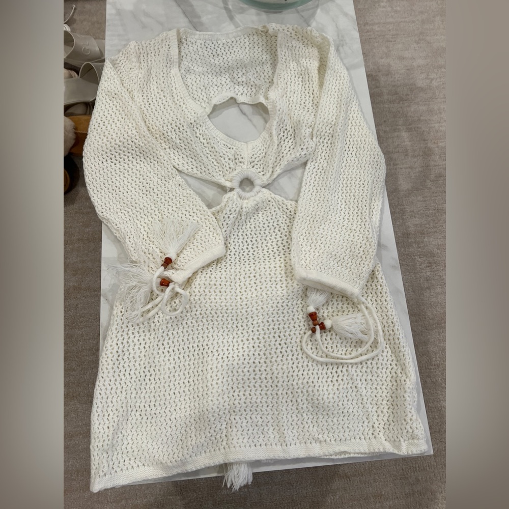 Knit Swim Cover Up Dress